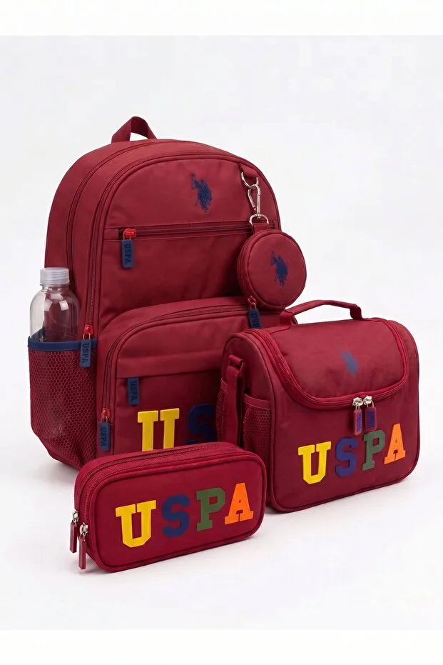 Unisex Okul Sırt Çantası Seyahat Günlük Çanta Beslenme Çantası Kalemlik 3'lü Set PLCAN26176-179-182